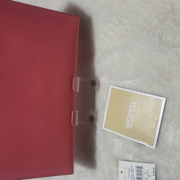 Michael Kors Pink Saffiano Leather Wristlet - Picture 4 of 9